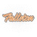 *Fallston High School Team Rhinestone jacket ( white)