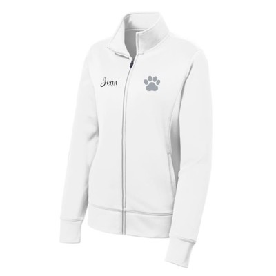 *Fallston High School Team Rhinestone jacket ( white)
