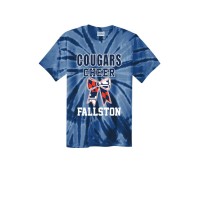 *Fallston Cheer navy tie dye tee 2026