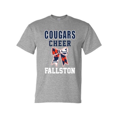 *Fallston Cheer short sleeve tee 2026 (GRAY)