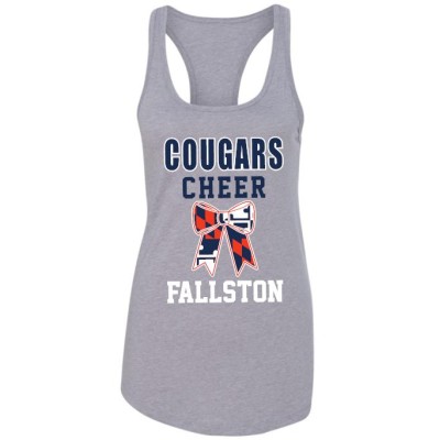 *Fallston Cheer ladies tank 2026 ( GRAY)