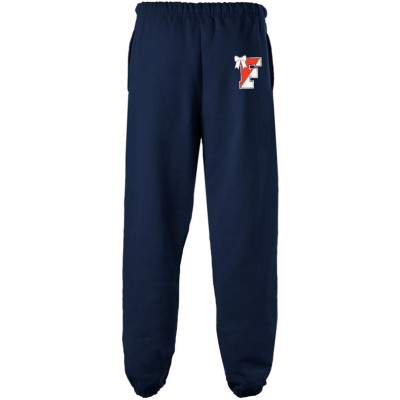 *Fallston Cheer sweatpant with bow (NAVY)