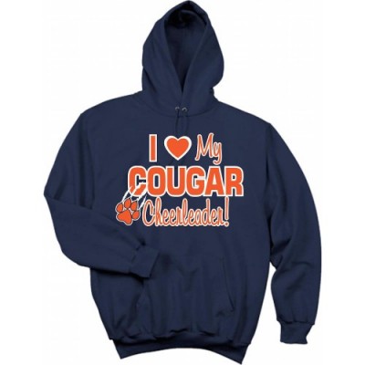 Fallston Cougars " I love My Cougar Cheerleader" Hoody