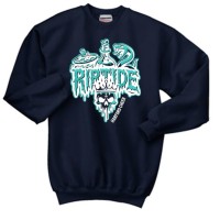 *Harford Cheerleading crew neck sweatshirt Riptide