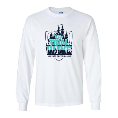 *Harford Cheerleading NEW Tidal Wave long sleeve teamTee