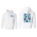 Jaguars "In My Cheer Mom Era" hooded sweatshirt white