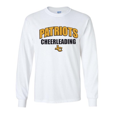 John Carroll Patriots long sleeve white tee