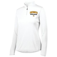 John Carroll Patriots Cheerleading Ladies quarter Zip pullover (white)
