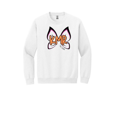 KMR white crew neck sweatshirt