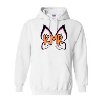 KMR white hooded sweatshirt