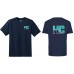 Harford Cheerleading HC logo short sleeve  (front and back design)