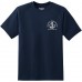 Harford Cheerleading navy short sleeve anchor tee