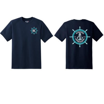 *Harford Cheerleading navy new anchor tee 