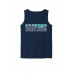 Harford Cheerleading navy 11 inch logo tank (front and back)