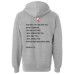 St. Paul's Lutheran School gray hooded sweatshirt- Isaiah 41:10 on back St. Paul's Lutheran School gray hooded sweatshirt- Isaiah 41:10 on back