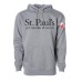 St. Paul's Lutheran School gray hooded sweatshirt- Isaiah 41:10 on back St. Paul's Lutheran School gray hooded sweatshirt- Isaiah 41:10 on back