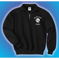 White Marsh Ballet quarter zip crew sweatshirt