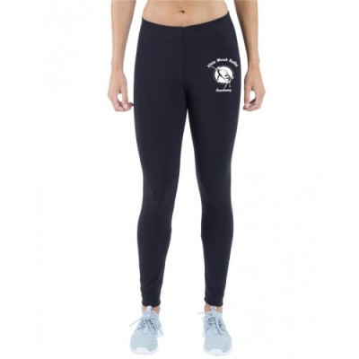 White Marsh Ballet Love Em leggings with logo