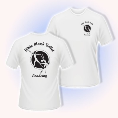 White Marsh Ballet logo t-shirt white
