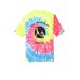 White Marsh Ballet neon rainbow tee ( front and back)