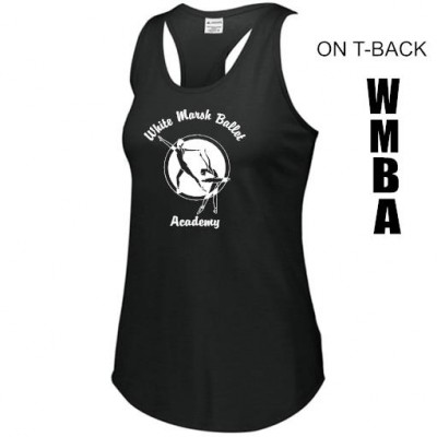 White Marsh Ballet T-back tank top